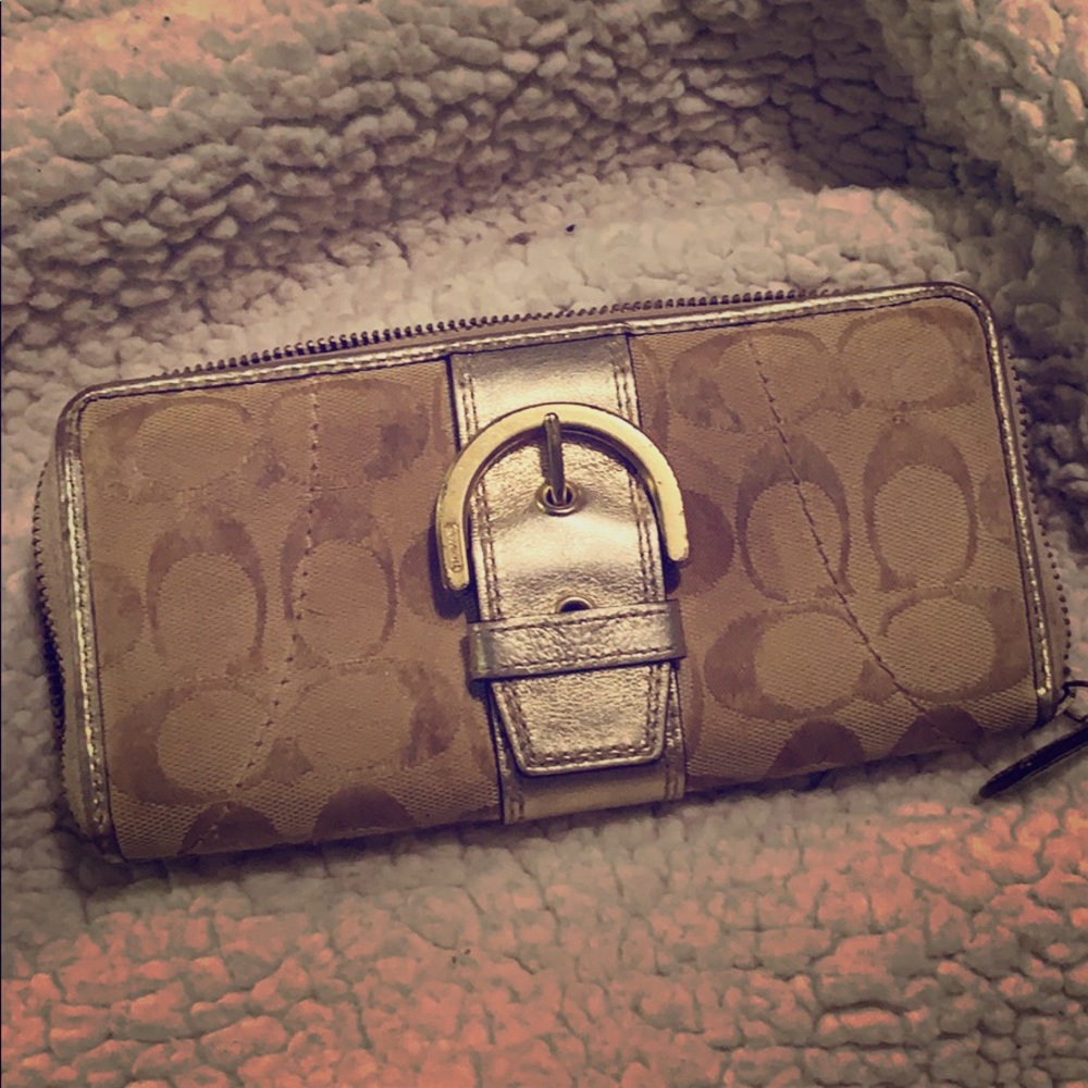 Monogram Coach Wallet